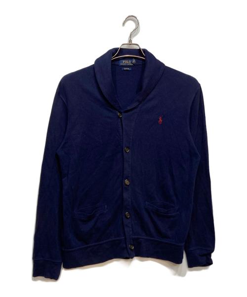 POLO RALPH LAUREN（ポロ・ラルフローレン）POLO RALPH LAUREN (ポロ・ラルフローレン) ショールカラーカーディガン ネイビー サイズ:Mの古着・服飾アイテム
