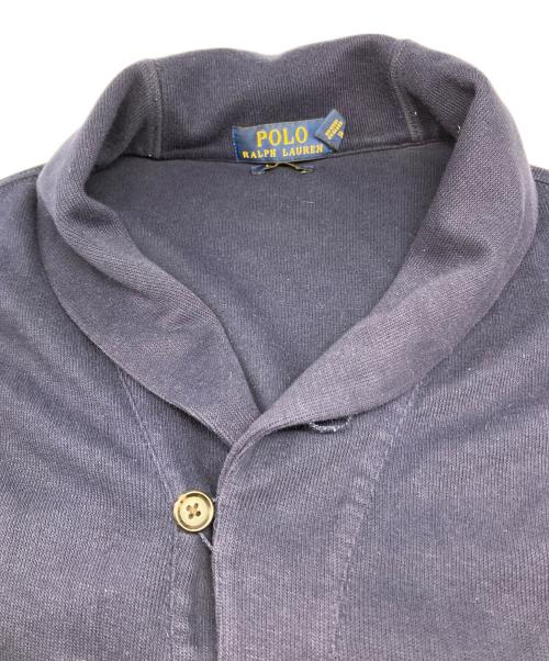 POLO RALPH LAUREN（ポロ・ラルフローレン）POLO RALPH LAUREN (ポロ・ラルフローレン) ショールカラーカーディガン ネイビー サイズ:Mの古着・服飾アイテム