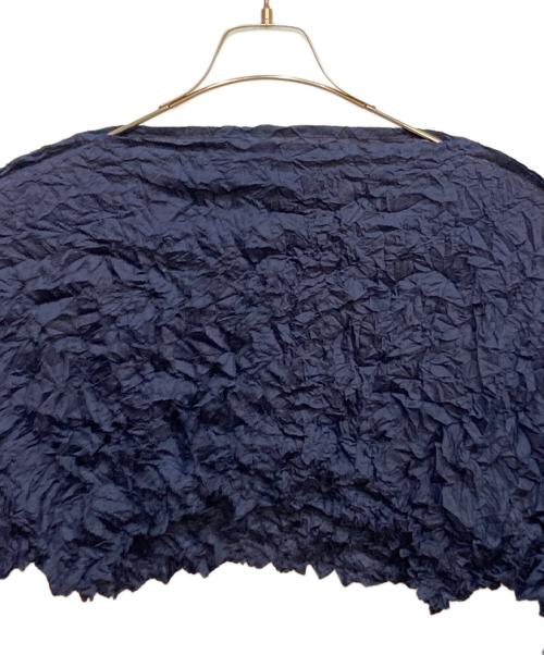 me ISSEY MIYAKE（ミーイッセイ ミヤケ）me ISSEY MIYAKE (ミーイッセイ ミヤケ) MERINGUE TOP ネイビー サイズ:表記無しの古着・服飾アイテム