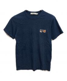 maison kitsune（メゾンキツネ）の古着「半袖カットソー」｜ネイビー