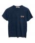 maison kitsune（メゾンキツネ）の古着「半袖カットソー」｜ネイビー