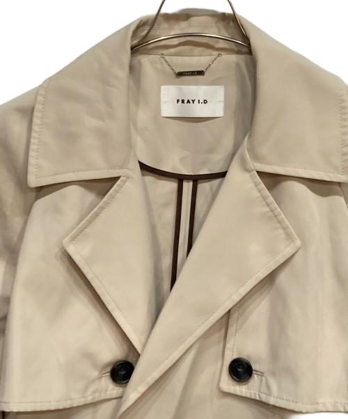 FRAY ID（フレイ アイディー）FRAY ID (フレイ アイディー) オーバートレンチコート ベージュ サイズ:０の古着・服飾アイテム