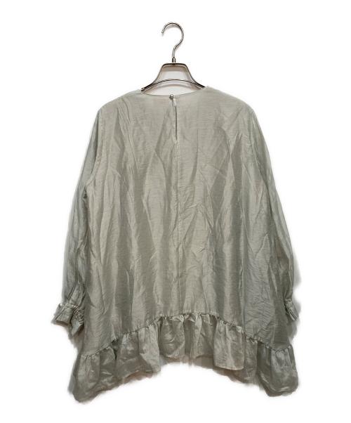 Sono（ソーノ）Sono (ソーノ) ルミナス スカラ レース チュニック ブラウス グリーン サイズ:Fの古着・服飾アイテム