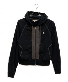 COYSEIO（コイセイオ）の古着「PUCKERING HOOD ZIP-UP」｜グレー