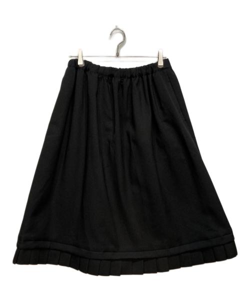 COMME des GARCONS GIRL（コムデギャルソンガール）COMME des GARCONS GIRL (コムデギャルソンガール) 裾フリルスカート ブラック サイズ:Mの古着・服飾アイテム