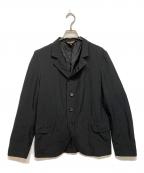 BLACK COMME des GARCONSブラックコムデギャルソン）の古着「ポリエステルギャバジンジャケット」｜ブラック