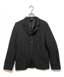 BLACK COMME des GARCONS（ブラックコムデギャルソン）の古着「ポリエステルギャバジンジャケット」｜ブラック