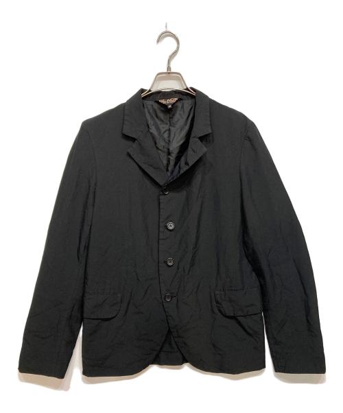 BLACK COMME des GARCONS（ブラックコムデギャルソン）BLACK COMME des GARCONS (ブラックコムデギャルソン) ポリエステルギャバジンジャケット ブラック サイズ:Mの古着・服飾アイテム