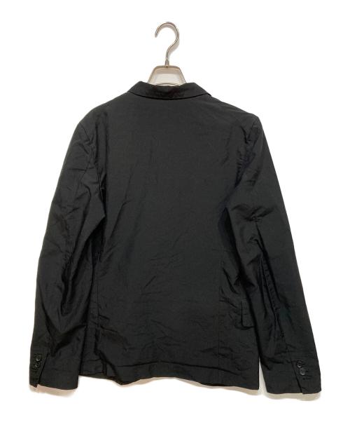 BLACK COMME des GARCONS（ブラックコムデギャルソン）BLACK COMME des GARCONS (ブラックコムデギャルソン) ポリエステルギャバジンジャケット ブラック サイズ:Mの古着・服飾アイテム