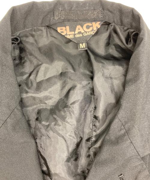 BLACK COMME des GARCONS（ブラックコムデギャルソン）BLACK COMME des GARCONS (ブラックコムデギャルソン) ポリエステルギャバジンジャケット ブラック サイズ:Mの古着・服飾アイテム