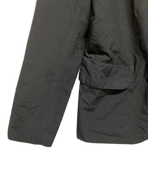 BLACK COMME des GARCONS（ブラックコムデギャルソン）BLACK COMME des GARCONS (ブラックコムデギャルソン) ポリエステルギャバジンジャケット ブラック サイズ:Mの古着・服飾アイテム