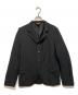 BLACK COMME des GARCONS（ブラックコムデギャルソン）の古着「ポリエステルギャバジンジャケット」｜ブラック
