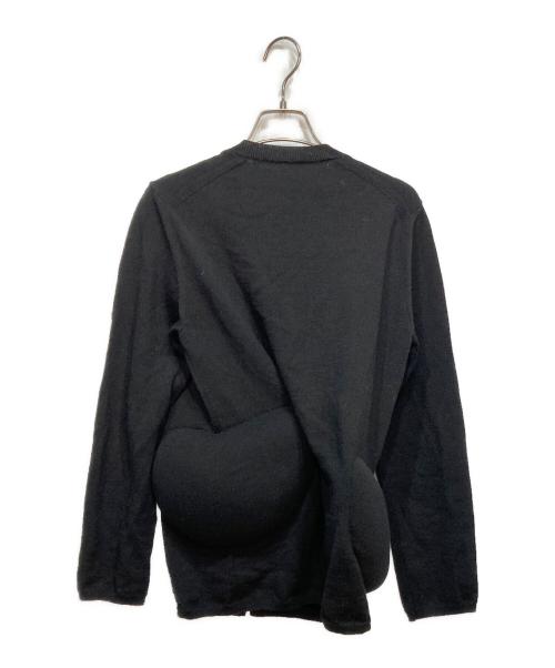 COMME des GARCONS（コムデギャルソン）COMME des GARCONS (コムデギャルソン) クッションカーディガン ブラック サイズ:Sの古着・服飾アイテム
