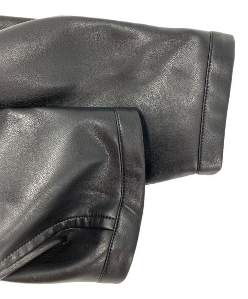 COMME des GARCONS（コムデギャルソン）COMME des GARCONS (コムデギャルソン) 4アーム エコレザージャケット ブラック サイズ:Ｓの古着・服飾アイテム