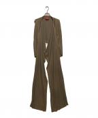 Vivienne Westwood RED LABELヴィヴィアンウエストウッドレッドレーベル）の古着「変形デザインカーディガン」｜ブラウン