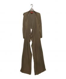 Vivienne Westwood RED LABEL（ヴィヴィアンウエストウッドレッドレーベル）の古着「変形デザインカーディガン」｜ブラウン