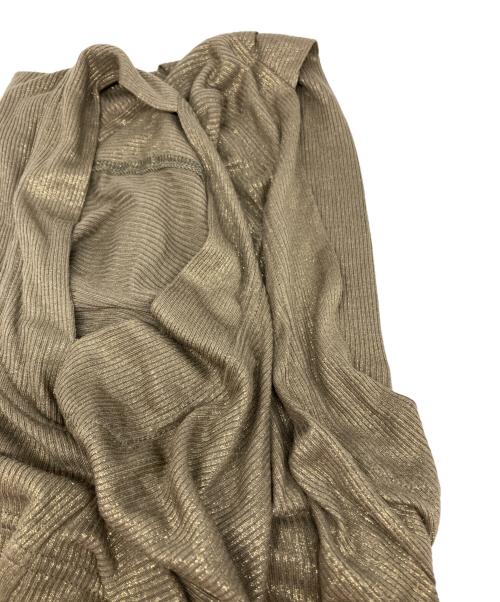 Vivienne Westwood RED LABEL（ヴィヴィアンウエストウッドレッドレーベル）Vivienne Westwood RED LABEL (ヴィヴィアンウエストウッドレッドレーベル) 変形デザインカーディガン ブラウン サイズ:2の古着・服飾アイテム