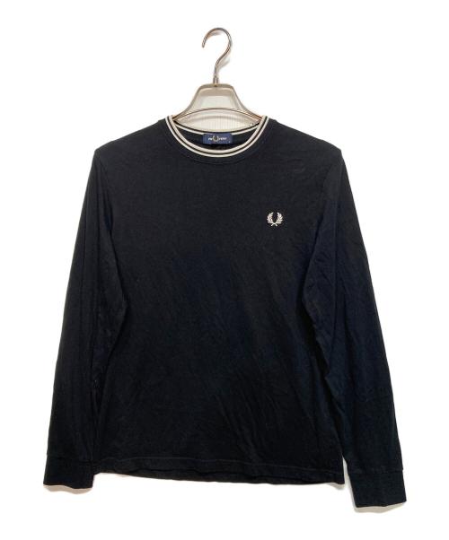 FRED PERRY（フレッドペリー）FRED PERRY (フレッドペリー) Twin Tipped Long Sleeve T-Shirt ブラック サイズ:Mの古着・服飾アイテム
