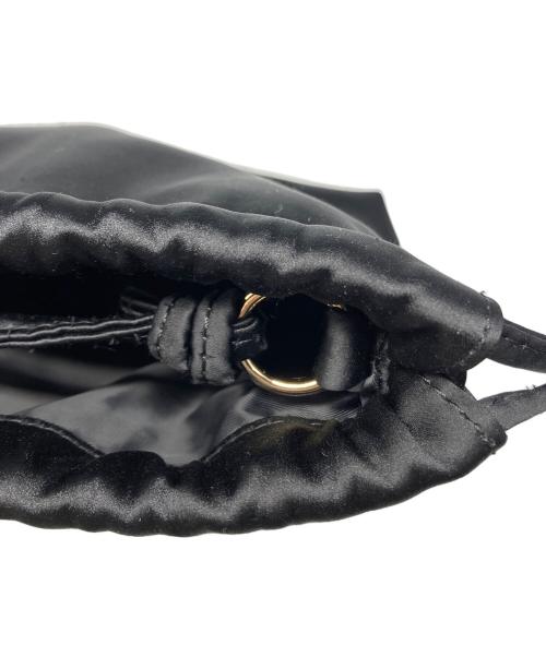 CELERI（セルリ）CELERI (セルリ) SATIN MINI POUCH ブラックの古着・服飾アイテム