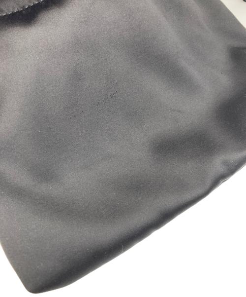 CELERI（セルリ）CELERI (セルリ) SATIN MINI POUCH ブラックの古着・服飾アイテム
