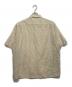 STEVEN ALAN (スティーブンアラン) ドビー レギュラーカラー ショートスリーブ シャツ BOX ベージュ サイズ:XL：6000円