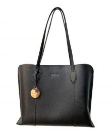 FURLA（フルラ）の古着「レザートートバッグ」｜ブラック