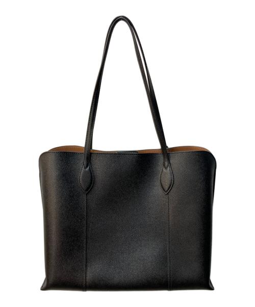 FURLA（フルラ）FURLA (フルラ) レザートートバッグ ブラックの古着・服飾アイテム