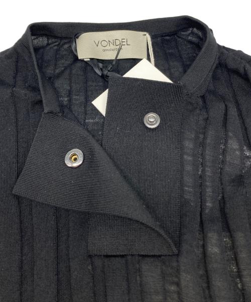 VONDEL（フォンデル）VONDEL (フォンデル) PLST (プラステ) ニット ブラック サイズ:36 未使用品の古着・服飾アイテム