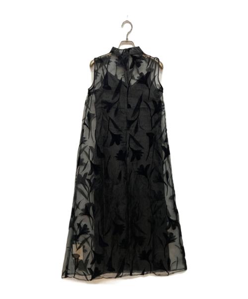 Acka.（エーシーケーエー）Acka. (エーシーケーエー) sheer flower one-piece ブラック サイズ:1 未使用品の古着・服飾アイテム