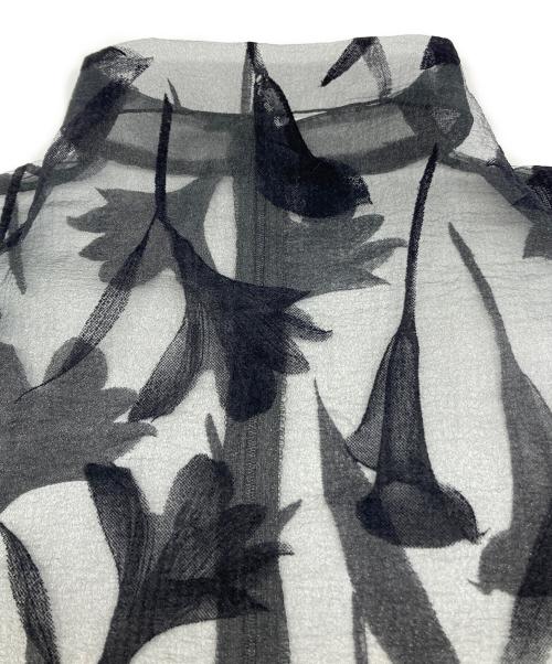 Acka.（エーシーケーエー）Acka. (エーシーケーエー) sheer flower one-piece ブラック サイズ:1 未使用品の古着・服飾アイテム