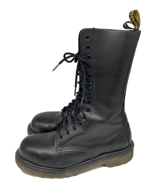 Dr.Martens（ドクターマーチン）Dr.Martens (ドクターマーチン) 14ホール レースアップブーツ ブラック サイズ:UK5の古着・服飾アイテム
