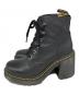 Dr.Martens (ドクターマーチン) JESY 6 タイ ブーツ ブラック サイズ:UK5：8000円