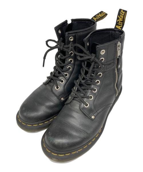 Dr.Martens（ドクターマーチン）Dr.Martens (ドクターマーチン) TWIN ZIP 8ホールブーツ ブラック サイズ:UK5の古着・服飾アイテム