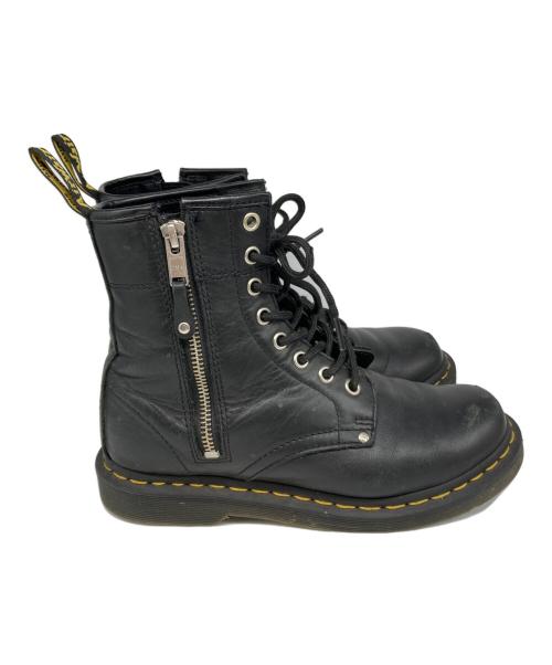 Dr.Martens（ドクターマーチン）Dr.Martens (ドクターマーチン) TWIN ZIP 8ホールブーツ ブラック サイズ:UK5の古着・服飾アイテム