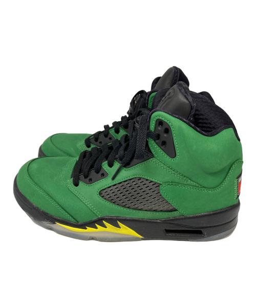 NIKE（ナイキ）NIKE (ナイキ) Air Jordan 5 グリーン サイズ:27.5㎝の古着・服飾アイテム