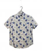 POLO RALPH LAURENポロ・ラルフローレン）の古着「半袖シャツ」｜ブルー×ホワイト
