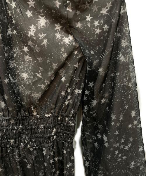 JILL BY JILLSTUART（ジル バイ ジルスチュアート）JILL BY JILLSTUART (ジル バイ ジルスチュアート) 星柄チュールワンピース ネイビー サイズ:FREE 未使用品の古着・服飾アイテム