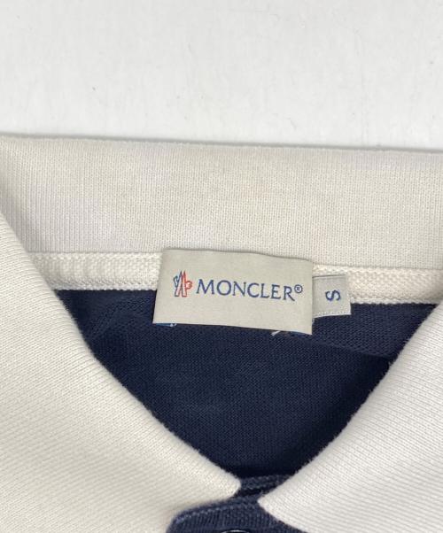 MONCLER（モンクレール）MONCLER (モンクレール) ポロシャツ ネイビー サイズ:Sの古着・服飾アイテム