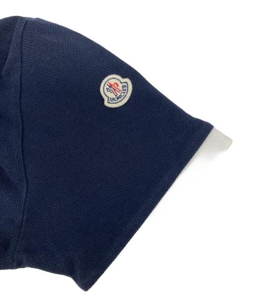 MONCLER（モンクレール）MONCLER (モンクレール) ポロシャツ ネイビー サイズ:Sの古着・服飾アイテム