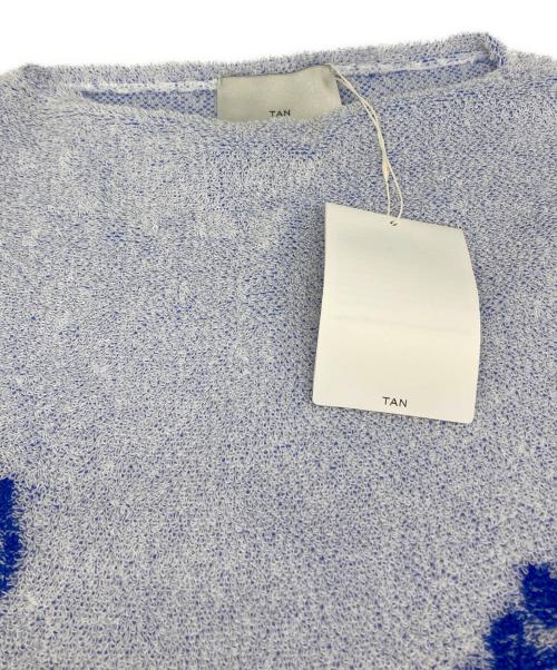 TAN（タン）TAN (タン) DREAMY HORSE KNITTED TUNIC ブルー サイズ:F 未使用品の古着・服飾アイテム
