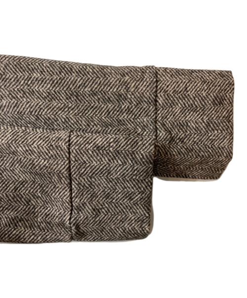th products（ティーエイチプロダクツ）th products (ティーエイチプロダクツ) Tweed Printed Turtle neck　ツイードプリント タートルンエック ニット ブラウン サイズ:1 未使用品の古着・服飾アイテム