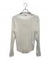 UNUSED（アンユーズド）の古着「rib long sleeve tee リブ ロングスリーブ Tee」｜ホワイト