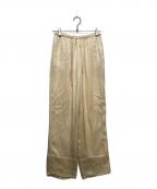 TODAYFULトゥデイフル）の古着「Satin Easy Pants サテニージーパンツ」｜アイボリー