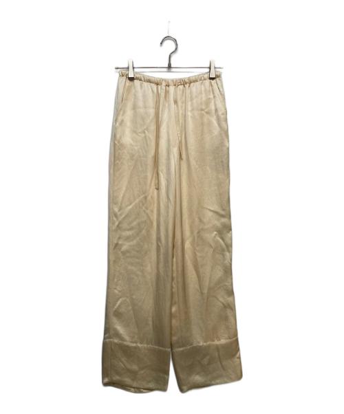 TODAYFUL（トゥデイフル）TODAYFUL (トゥデイフル) Satin Easy Pants サテニージーパンツ アイボリー サイズ:38の古着・服飾アイテム