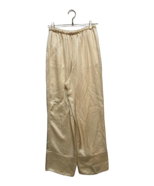 TODAYFUL（トゥデイフル）TODAYFUL (トゥデイフル) Satin Easy Pants サテニージーパンツ アイボリー サイズ:38の古着・服飾アイテム