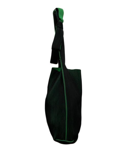 LASTFRAME（ラストフレーム）LASTFRAME (ラストフレーム) TWO TONE OBI TOTE LARGE グリーン×ブラックの古着・服飾アイテム