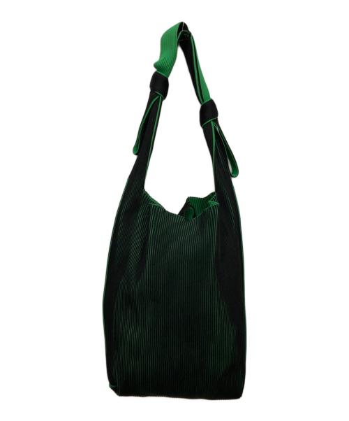 LASTFRAME（ラストフレーム）LASTFRAME (ラストフレーム) TWO TONE OBI TOTE LARGE グリーン×ブラックの古着・服飾アイテム
