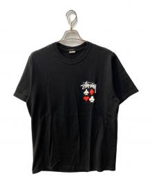 stussy（ステューシー）の古着「プリントTシャツ」｜ブラック