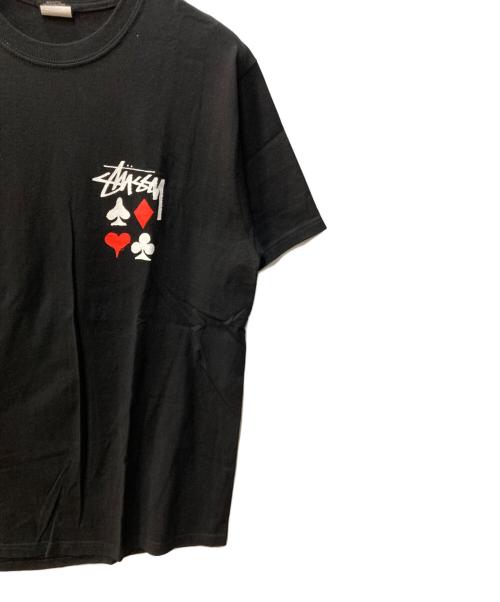 stussy（ステューシー）stussy (ステューシー) プリントTシャツ ブラック サイズ:Lの古着・服飾アイテム
