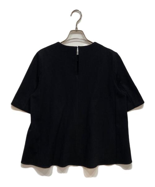 BALLSEY（ボールジィ）BALLSEY (ボールジィ) ジャージーステッチ ハーフスリーブプルオーバー ネイビー サイズ:36の古着・服飾アイテム